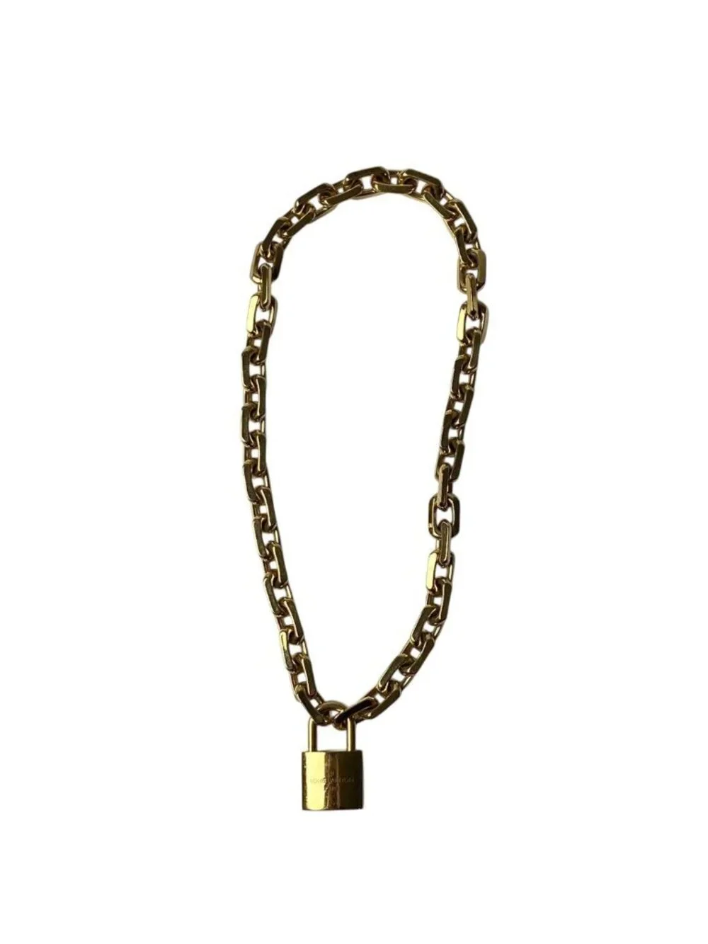 Louis Vuitton Collier Edgecadena Necklace Mp2993